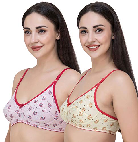 Image of Fasense Women's Wire Free Non Padded Cotton Bra