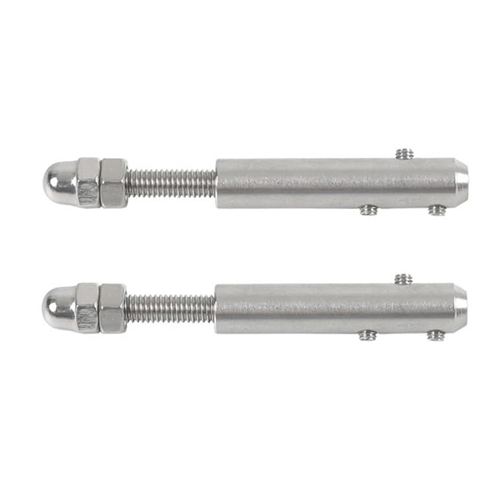 20 Terminali per cavo 4 mm, Tenditori per fune metallica tenditore in acciaio inox, per ringhiere e strutture decorative