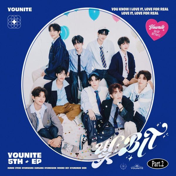 Younite Light Bit Part 2 Coffret Album K-Pop Cadeau Idéal pour Fan de Musique