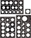 Alliance Model Works 1:35 Wheel Stencil Mask Set WWII German #LW35024