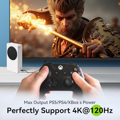 Image of FIBBR 8K HDMI 2.1 Cable 6ft /2m, 48Gbps High Speed HDMI Cord, Support 8K@60Hz 4K@120Hz 2K@240Hz eARC 3D Dynamic HDR 12Bit for PS4 /PS5 Laptop Xbox Series Standard HDMI Port