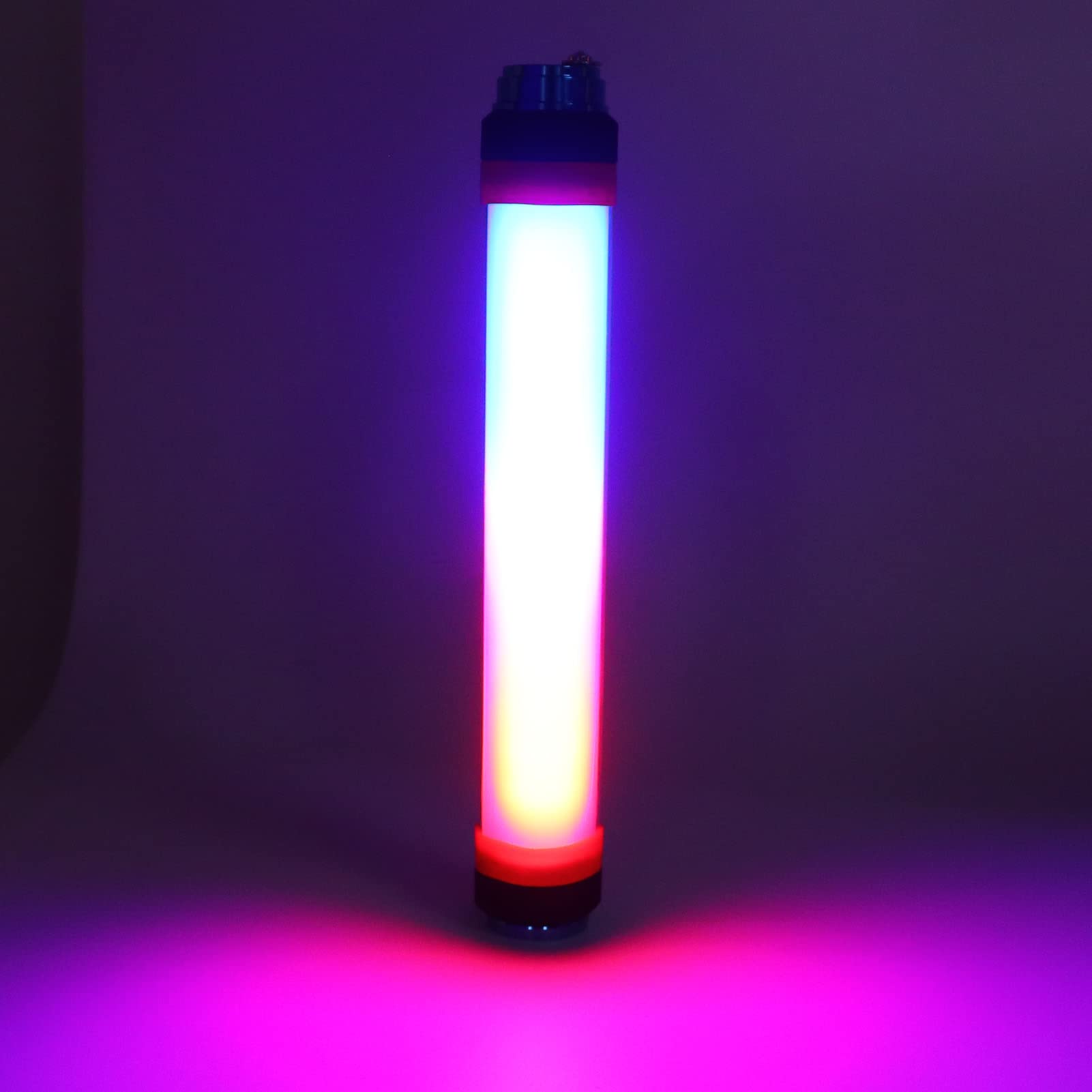 Magnetische Campingleuchte, 6 Modi, Wiederaufladbare LED-Taschenlampe mit IP68-Wasserdichtigkeit und Notfall-Fensterbrecher, für Outdoor-Camping, Wandern, Laufen, Notfall (T-30)