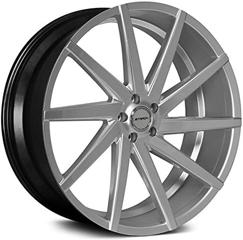 20" Inch Strada Domani Chrome Wheels Rims Only | Set of 4 | Includes Free Wheel Club LA T-Shirt | Fits Audi Mercedes BMW Infiniti Dodge Cadillac Chevy Ford Lexus Nissan Hyundai