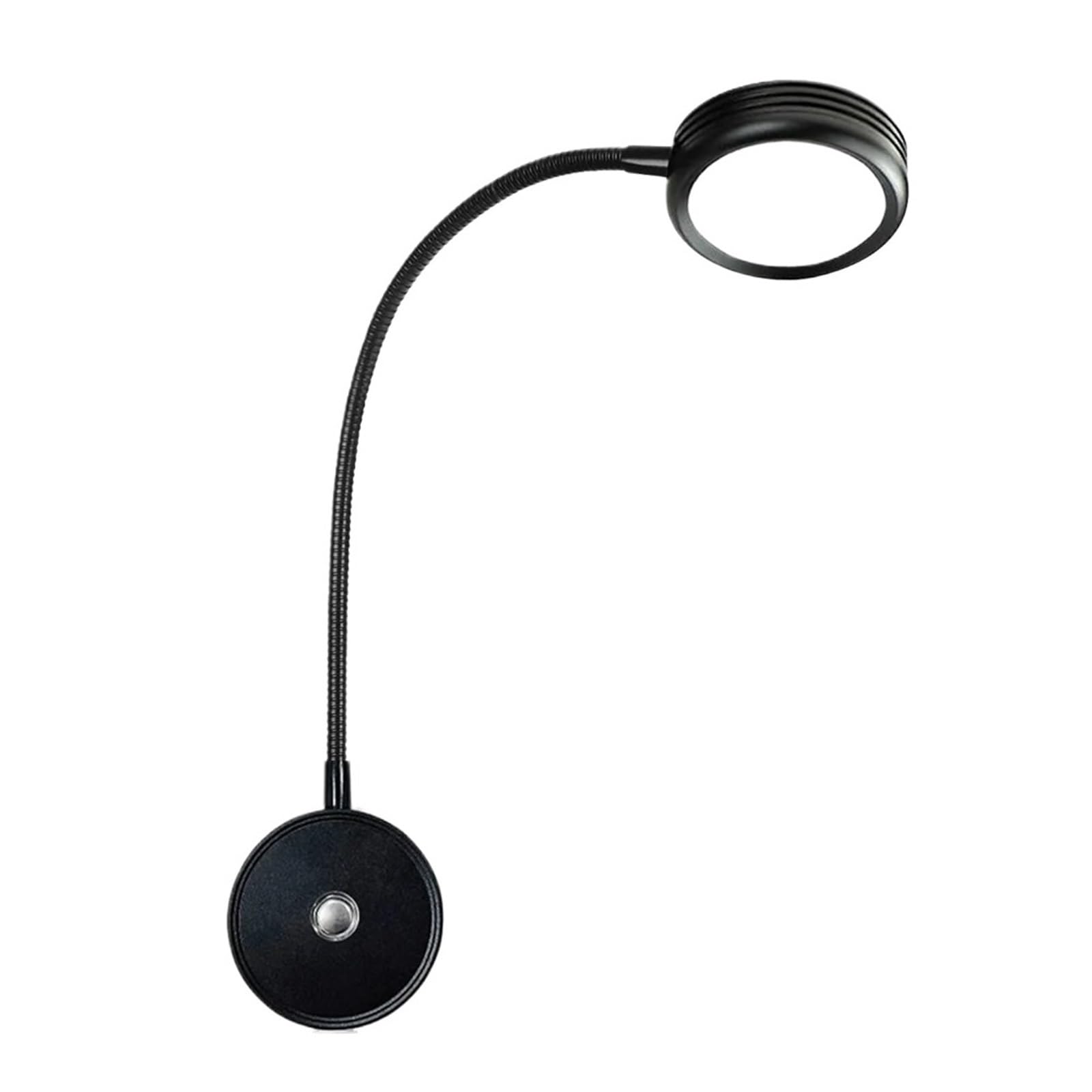 GDBAGKDQK RV LED Reading Light DC12-24V Dimmable 3 Color Modes Flexible Gooseneck Wall Lamp USB Charger for Boat Camper Van Bedside Bright Lights