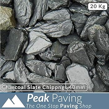 blue slate chippings 40mm b&q