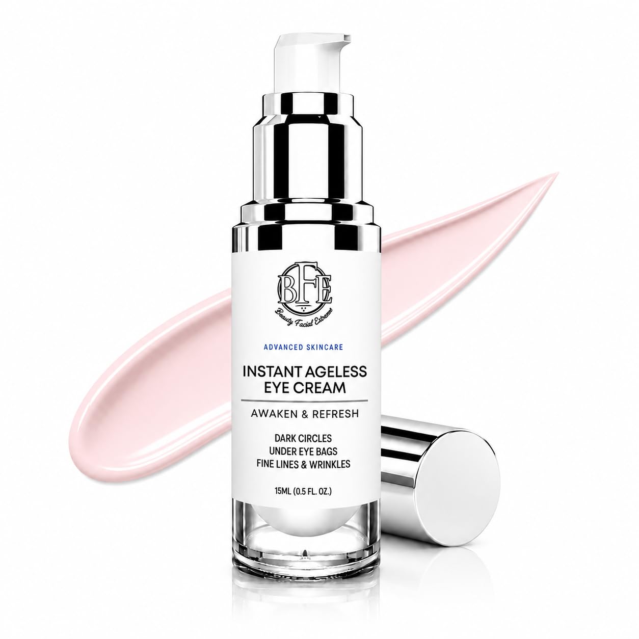 Instant Eye Tightener Cream - Instantly Reduces Under Eye Puffiness, Bags, Dark Circles. Lift Technology to Tighten & Firm Sagging Skin Around Eyes. Smooths Away Crow’s Feet, Fine Lines & Wrinkles.