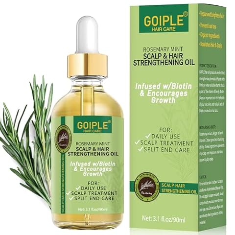 WOZUTUNT Organique Olejek Rozmarynowy Pour La Croissance Des Cheveux 3,1 Fl Oz, Cuir Chevelu Naturel Pur l'Huile De Romarin Huile Rosemary