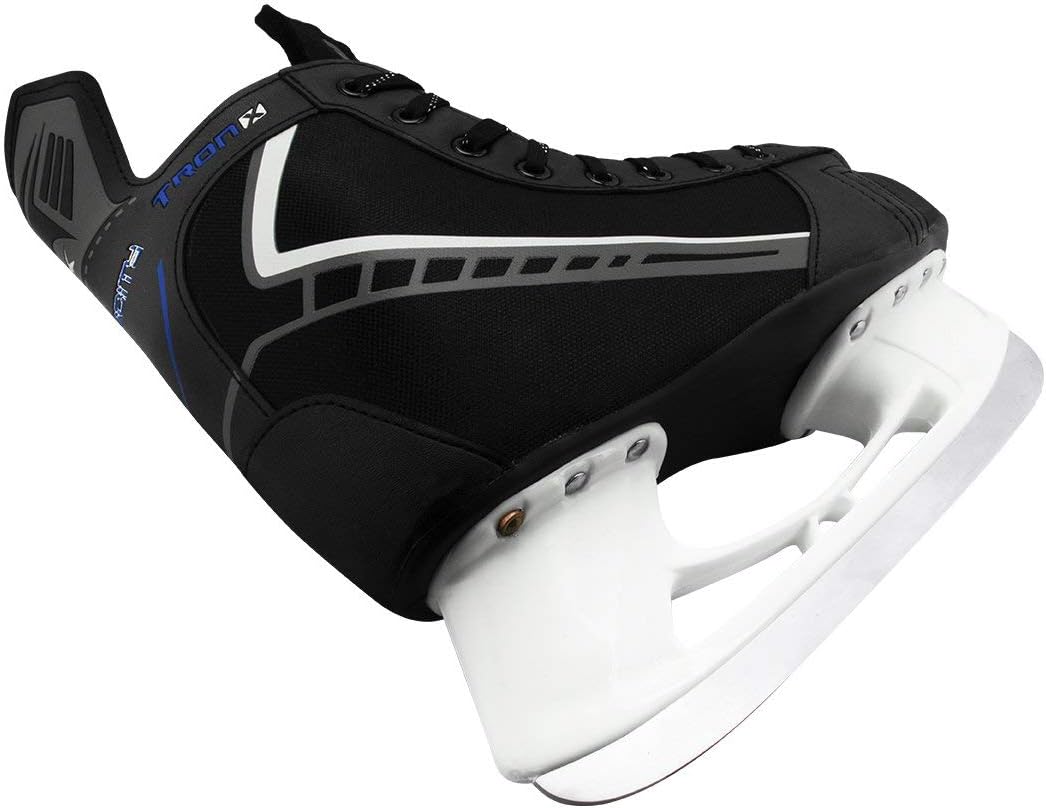 TronX Velocity Adult Senior Ice Hockey Skates - Perfect for Recreational Ice Skating and Hockey : Sports & Outdoors