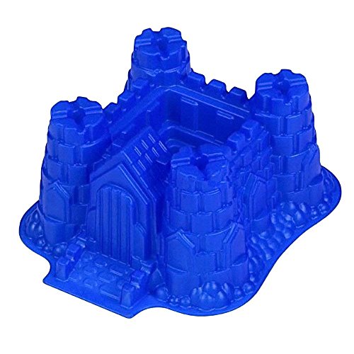 GMMH Moule à gâteau en Silicone XXL Motif château Bleu