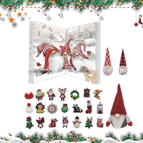 Calendrier de l'Avent Lutin de Noël, décorations mignonnes haut de gamme