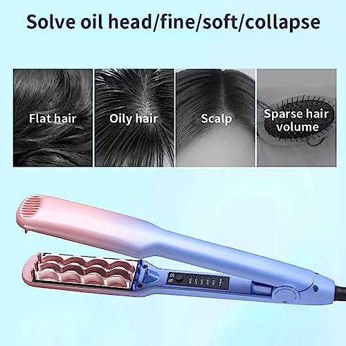 Plancha para Cabello con Tecnología 3D Ripples y Temperatura Ajustable miniatura 3