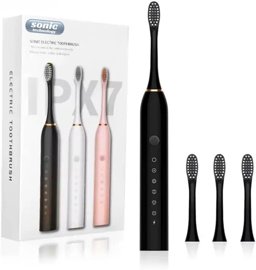 Spazzolino Elettrico Sonico, 8 ricaricabile8testine, timer...