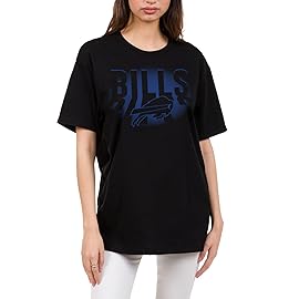 Junk Food Clothing x NFL - Buffalo Bills - Team Spotlight - Unisex Adult Short Sleeve Fan T-Shirt for Men and Women - Size Large