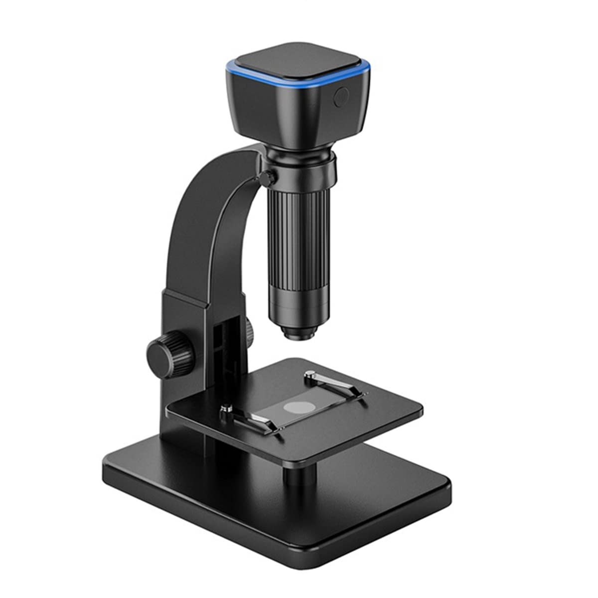 Microscopio digital 2000X, cámara USB de 5 MP, lente doble, rendimiento duradero y fiable para aplicaciones biológicas