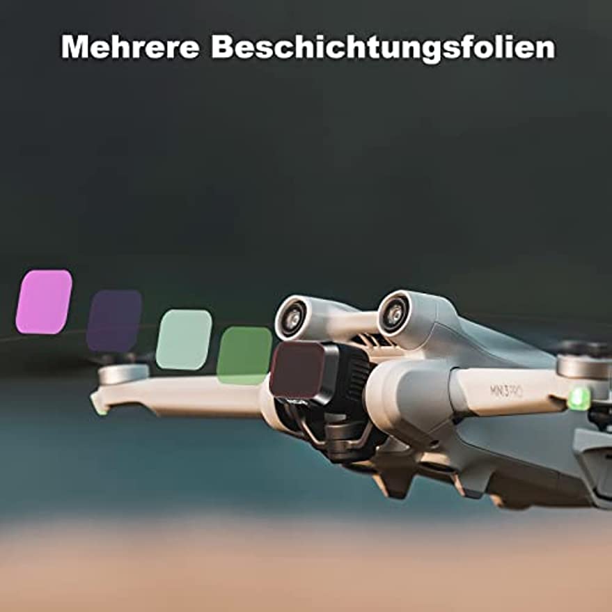 Filtres DJI Mini 3 Pro pack de 6 objectifs CPL UV et ND de densité neutre en aluminium - 5