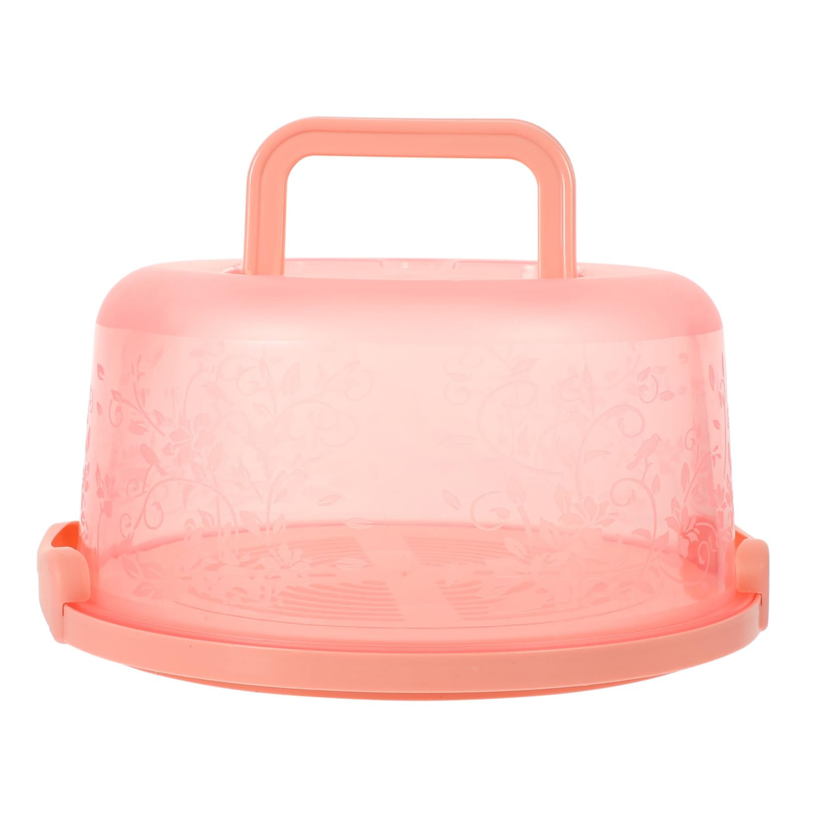 Cabilock Handheld Cake Box with Handle Portable Reusable Cake Holder for Birthday Parties Outdoor Events and Food Storage Transparent Baking Tool