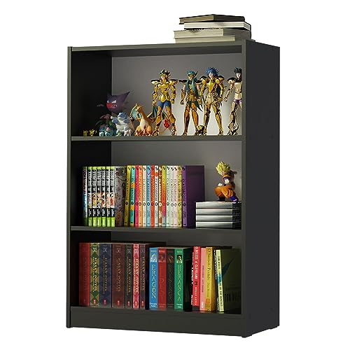 Estante Livreiro Madesa 6907 com 3 Nichos - Preto