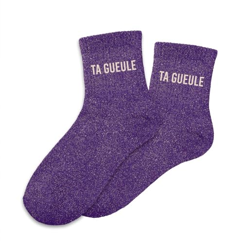STC Chaussettes paillettes ta gueule