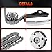 Timing Chain Kit W/2 VVT & Oil Pump Chain – Compatible with Land Rover Range Rover Evoque/Freelander MK2/Discovery Sport 2011-2018 2.0L – Replaces CJ5E6C525AD, CJ5E6C524AD, CJ5E6K255AB, CJ5E6K297AB