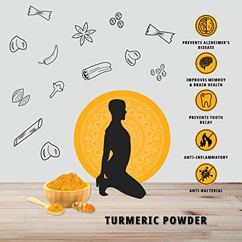 Image of Organature Organic Turmeric Powder Haldi Powder | High Curcumin Content Haldi Powder | Immunity Booster - Pack of (350 Grams)
