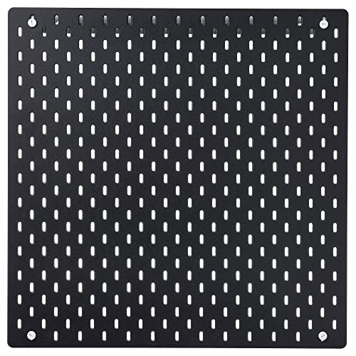 IKEA SKÅDIS - Tablero perforado, 56 x 56 cm, color negro