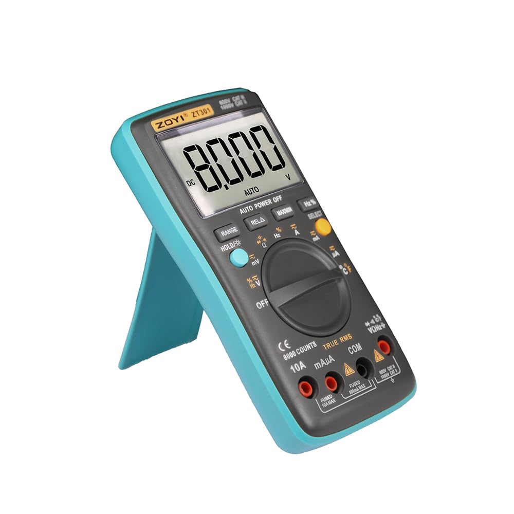 tomo⟡.* ZOYI ZT-301 8000 Counts Digital Multimeter with Microcurrent