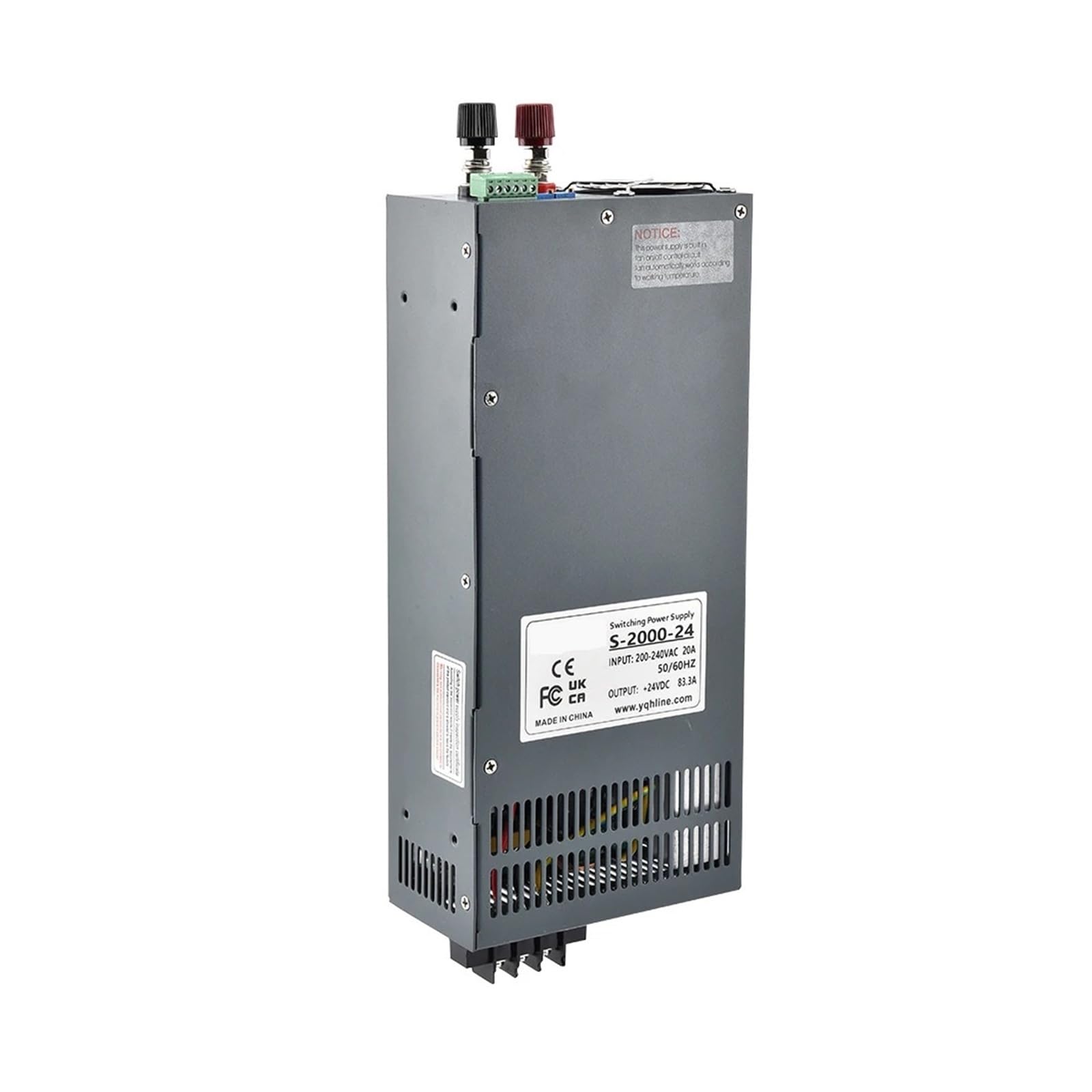 Fuente de alimentación conmutada regulada 1/1.2/1.5/2KW 0-12V a 300V