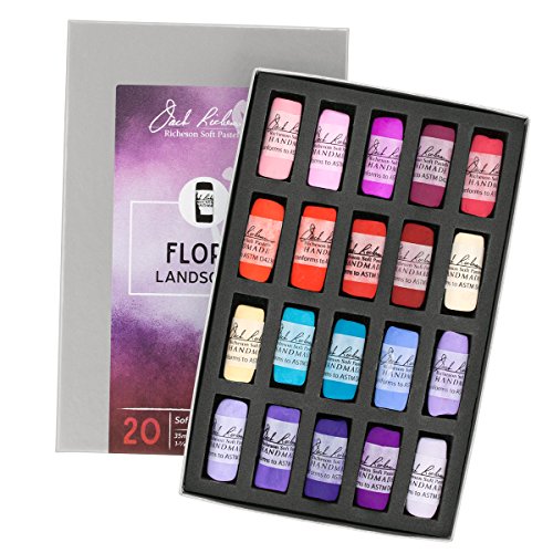 Jack Richeson Piece Landscape Flora 1 Hand Rolled Soft Pastel Set, 20 Count (Pack Of 1) #TOP18