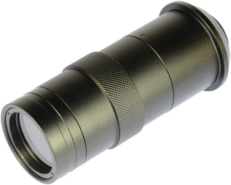 Microscope Kit Microscope Lens 8X -100X Magnification Adjustable C-Mount Lens Glass Microscope Lens Adapters