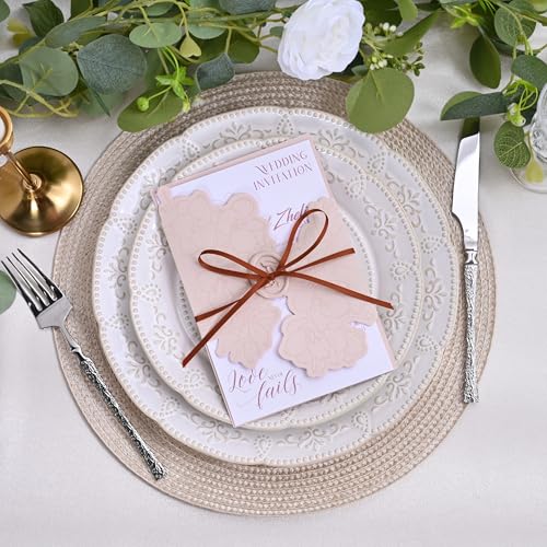 Image of Double Face Rust Satin Thin Ribbon 1 /8 inch X 50 Yards Polyester Rust Ribbon for Gift Wrapping Very Suitable for Weddings Party Hair Bow Invitation Decorations and More