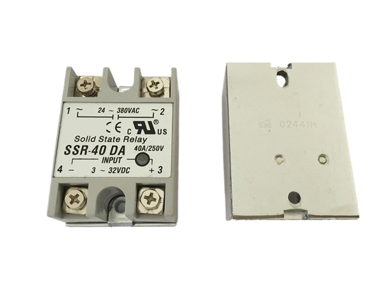 Relé SSR 80DA de 3-32V CC a 24-380V CA para control de corriente industrial 2