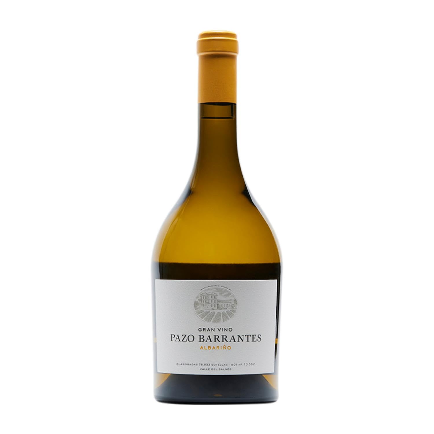Pazo de Barrantes Gran Vino Albariño Rías Baixas Botella Magnum 1,5 L Vino blanco