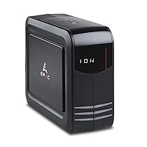 EPYC ION – UPS per Computer, MAC, e Alimentatori PFC Attivo (PS5, XBOX), 800VA, 480Watt, Gruppo di Continuità per Console e PC da Gaming, 3 Uscite Schuko, UPS 800VA Offline