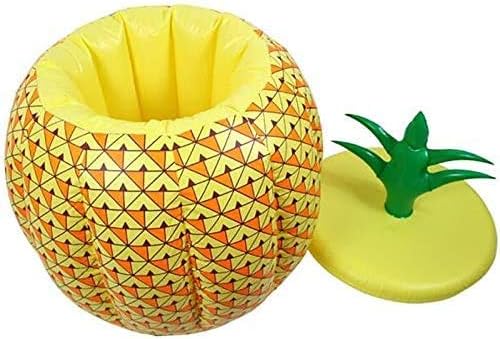 Pineapple Cooler Pool Float Inflatable Drink Holder Luau Party Beach Theme