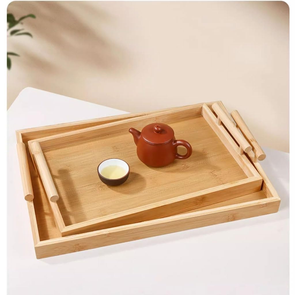 Bandejas Servir Comida Bandeja de té for el hogar Juego Accesorios for Restaurante Cafetería Servicio Comida Mesa Cama | B