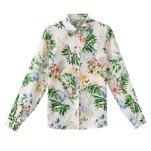 Élégante chemise décontractée en imprimé vintage haut de gamme - 6