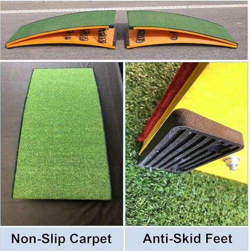 Heavy Duty Spring Board per l'allenamento di voltatura della ginnastica, 60x120cm superficie antiscivolo, 6 molle d'acciaio, piattaforma di legno durevole per gli atleti della scuola domestica