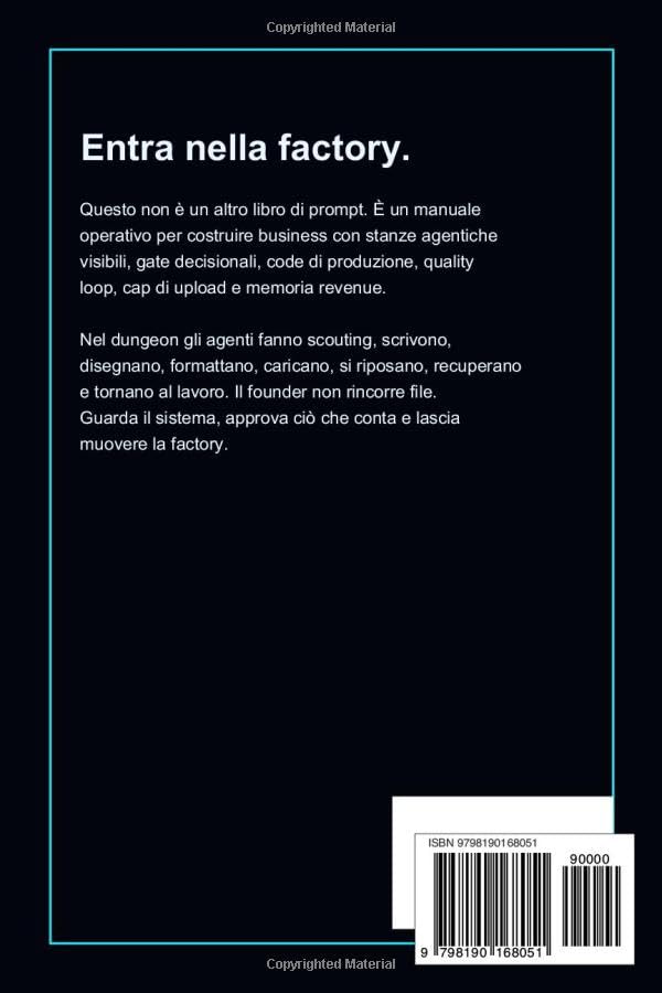 The AI Factory Game: Sistema Operativo Cyberpunk per Business con Agenti Autonomi (Italian Edition) image 3