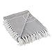 DII CAMZ10380 Striped Throw, Gray