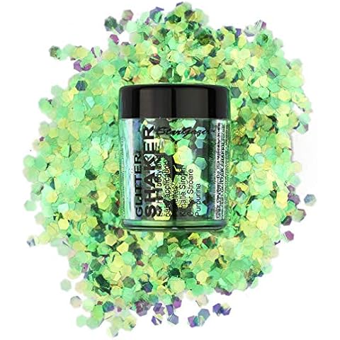 Stargazer UV Green Chunky Glitter Shaker Cover