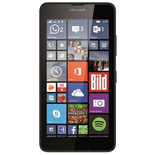 Microsoft Lumia 640 Smartphone (5 Zoll (12,7 cm) Touch-Display, 8 GB Speicher, Windows 10) schwarz
