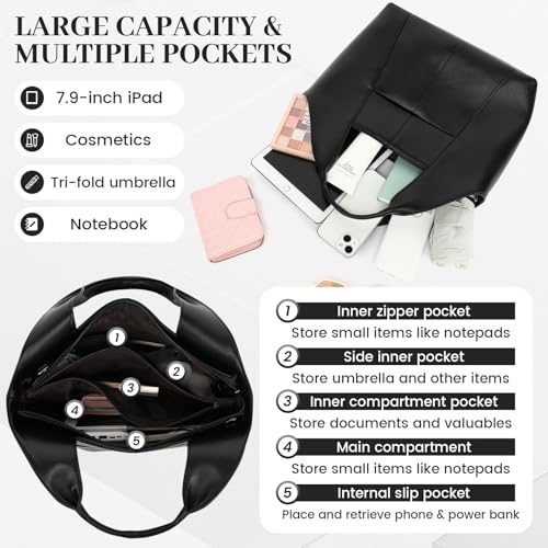 Image of Purses for Women Medium Satchel Handbags Shoulder Hobo Bag