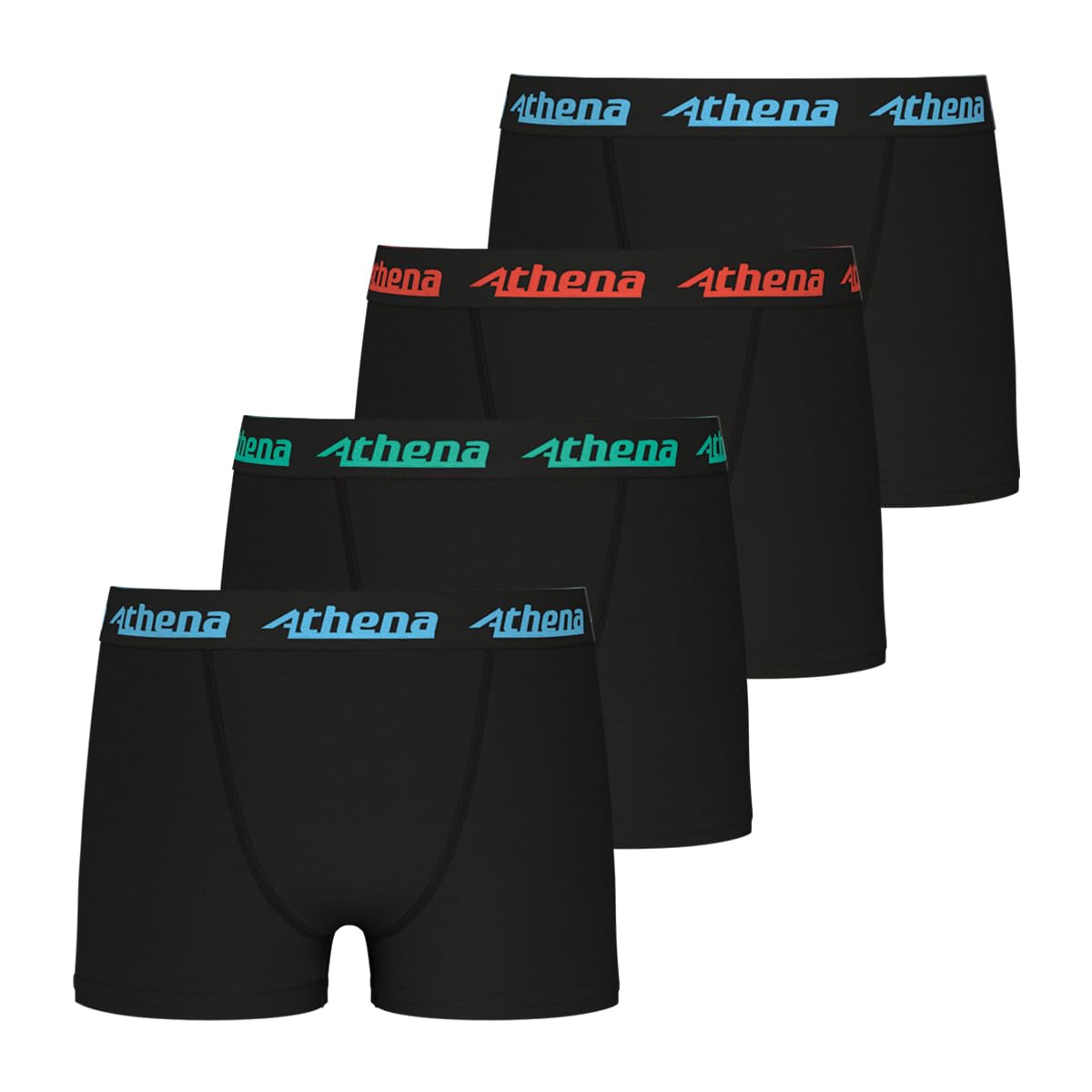Athena Boy My Petits Prix LC27 underwear, Black/Grey/Blue/Navy, 16 Years EU, Plain black belted. Blue/Plain Black Belt Green/Plain Black Belt Red/Plain Black Belt Blue, 14 ans