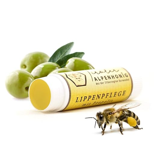 Lippenpflege Propolis, 100% natürlicher Lippenbalsam mit Bienenwachs ...
