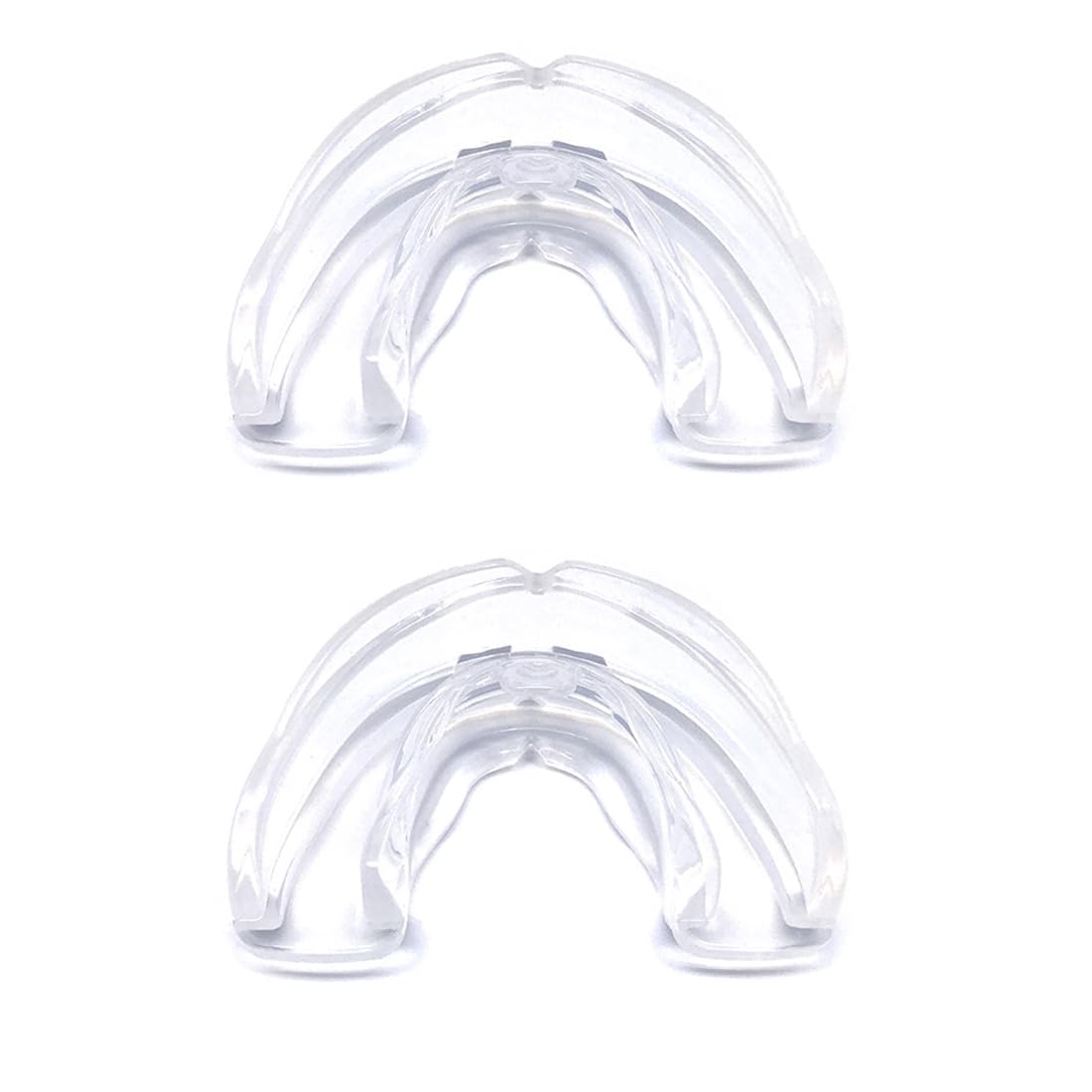Lot de 2 protège-Dents de Sport pour Enfants, Adultes, Adolescents avec étui en Plastique pour l'école, Les Sports de Combat, Le Rugby, Le Football, Le Hockey, la Boxe et Plus Encore