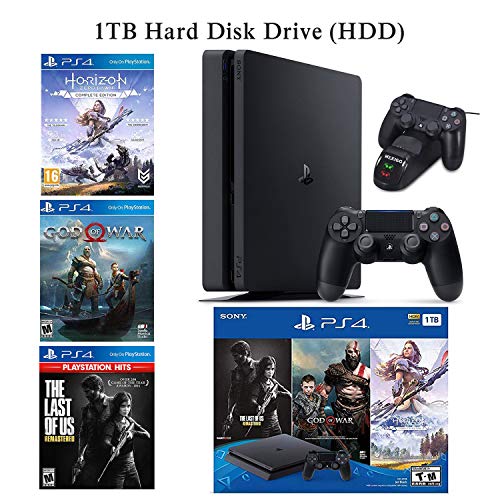 NexiGo 2020 Playstation 4 PS4 Console Holiday Bundle 1TB HDD + Included 3X