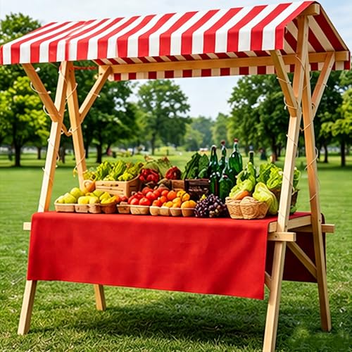 Stand de marché pliable compact pour simplifier vos ventes ambulantes - 8