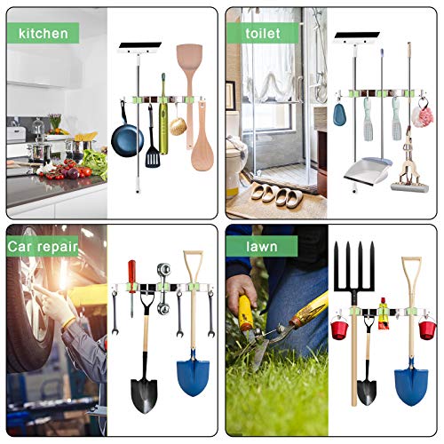 image for HKESTLD Mop and Broom Holder Wall Mount,Broom and Mop Holder Wall Moun