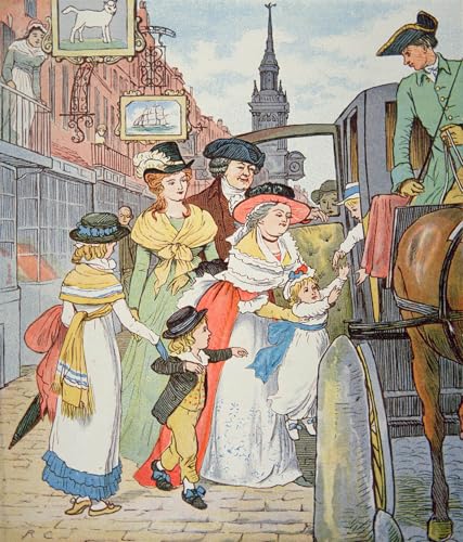 Art mural Boston coloniale ZHAOSHAN peinture impression de rue 60x90cm
