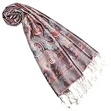 Premium Seidenschal von LORENZO CANA aus reiner Seide. Dieser luxuriöse Schal wurde aus 100% Seide gefertigt - einer der edelsten Naturfaser der Welt. Der elegante Schal mit aufwändig jacquard gewebten Paisley - Muster ist ein echtes Luxus – Teil. Er besticht durch seine harmonische Farbgebung. Extravagant, aber doch edel dezent. Ein außergewöhnliches Accessiore, welches sowohl fürs Theater, die Oper, als auch als noble Ergänzung fürs Büro Outfit geeignet ist.